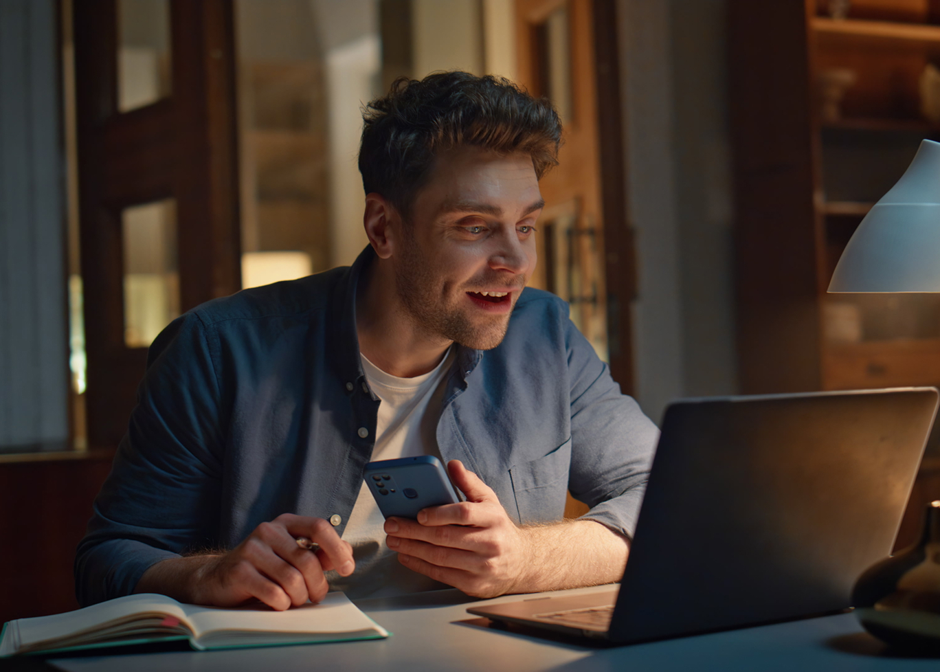 Student researching scholarship opportunities online